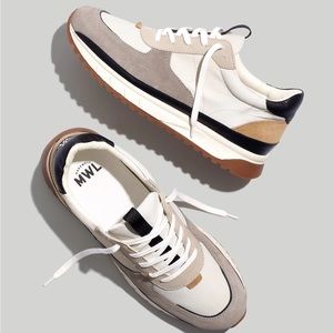 Kickoff Trainer Sneakers in Canvas and Suede